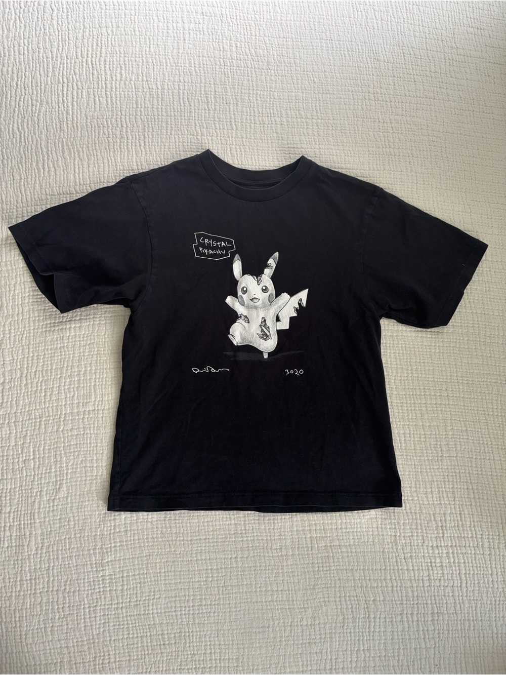 Uniqlo Daniel Arsham Pokemon Crystal Pikachu Oversized Boxy Women’s Tee Size S